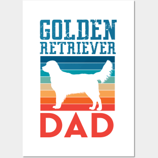 Golden Retriever Dad Posters and Art